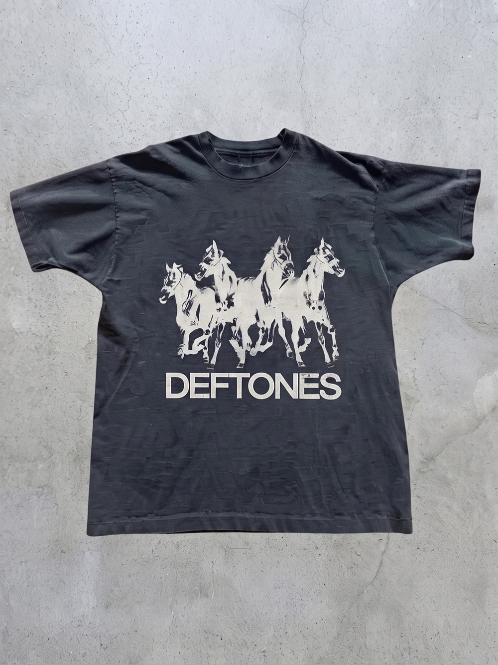 Gildan Deftone Black Graphic Band T-Shirt